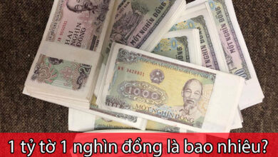1 tỷ tờ 1 nghìn đồng là bao nhiêu