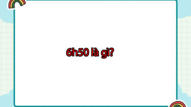 6h50 là gì